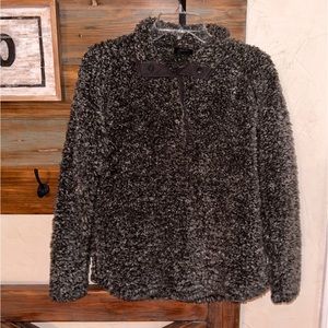 XS Womens Gray Sherpa
Pullover